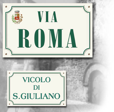 insegne antiche via